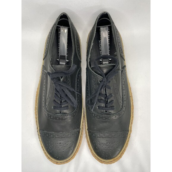 Homme Deux x Comme des Garcons vintage Black leather shoes, US 11, Made in JAPAN main image 8
